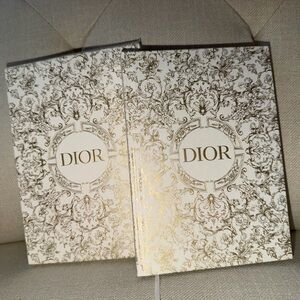 NEW Dior Notebook Holiday Christmas White Gold Limited Edition 2023